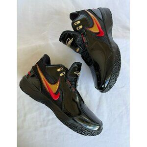 9.5 MEN'S NIKE ZOOM LEBRON NXXT GEN AMPD BASKETBALL  BLACK RED FJ1566-001
